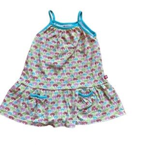 Zutano Toddler Girl Colorful Mushroom Dress
